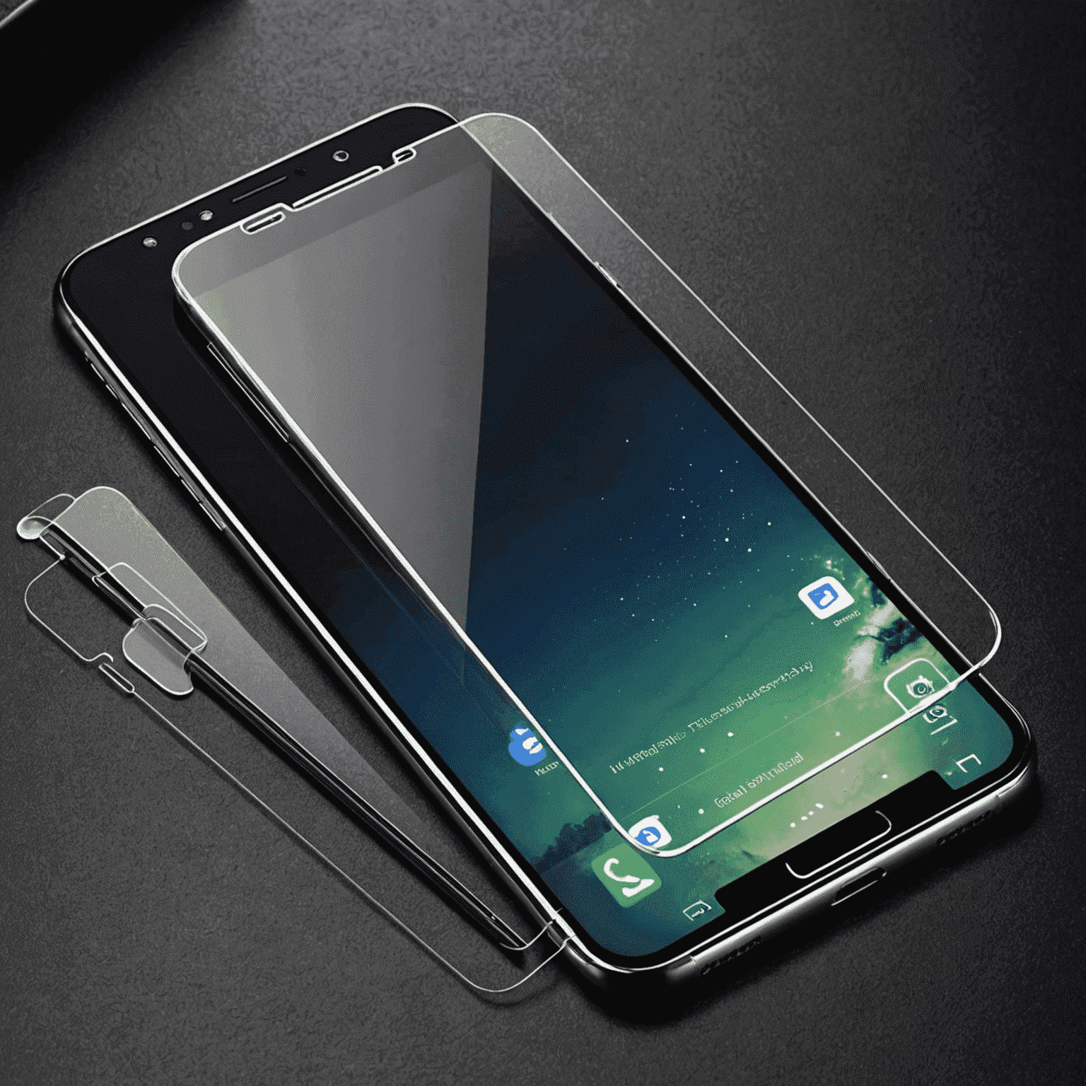 High-quality tempered glass and film screen protectors for various mobile devices